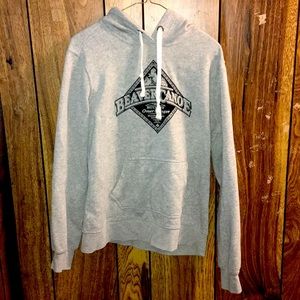 Beaver Canoe Grey Hooded Sweatshirt
